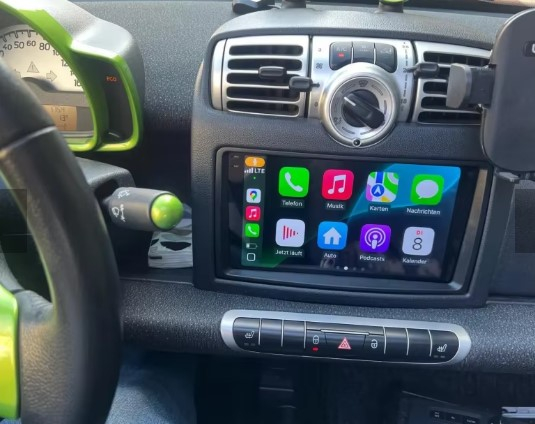 Navigatie Smart ForTwo ( 2010 - 2015 ) 4GB RAM si 64GB ROM, Ecran QLED 9 inch, Android 14, Procesor Octacore, Slot sim 4G, Sunet DSP, Wireless Carplay si Android Auto, Camera Marsarier [10]