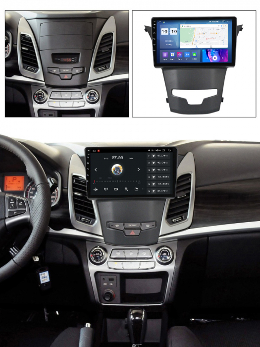 Navigatie Ssangyong Actyon 2013-2017 Android 14 , 2GB RAM QLED Carplay [5]