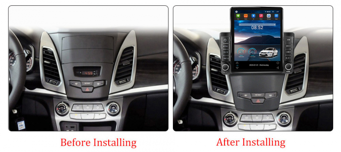 Navigatie Ssangyong Actyon 2013-2017 Ecran TESLA 9.7 inch, 8 GB RAM si 128 GB ROM, Android 15, Slot Sim 4G, Procesor Octa Core, Carplay Wireless si Android auto, Procesor Sunet Digital DSP, [3]
