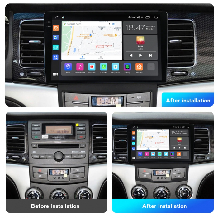 Navigatie Ssangyong Korando 2010-2013 Rezolutie 2K , 4GB RAM+64GB ROM QLED [2]