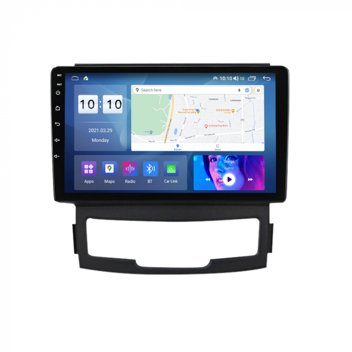 Navigatie Ssangyong Korando 2010 - 2013 Android 14 , 2GB RAM QLED Carplay [3]
