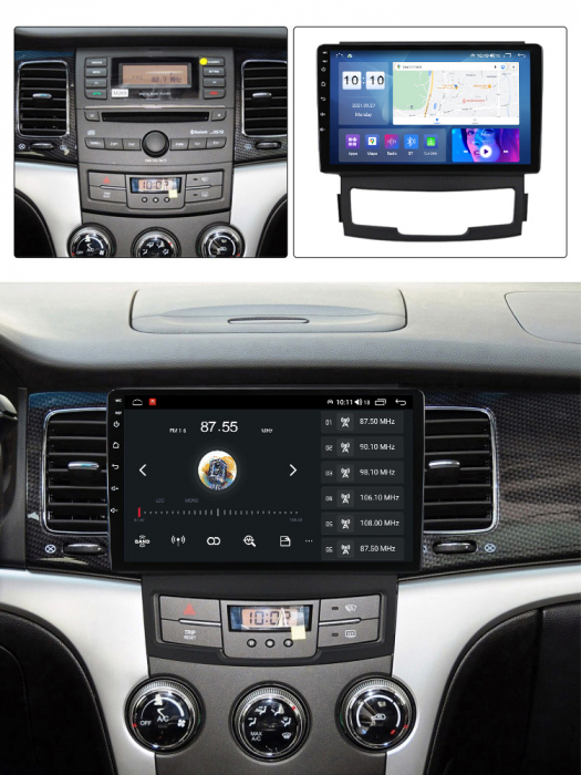 Navigatie Ssangyong Korando 2010 - 2013 Android 14 , 2GB RAM QLED Carplay [2]