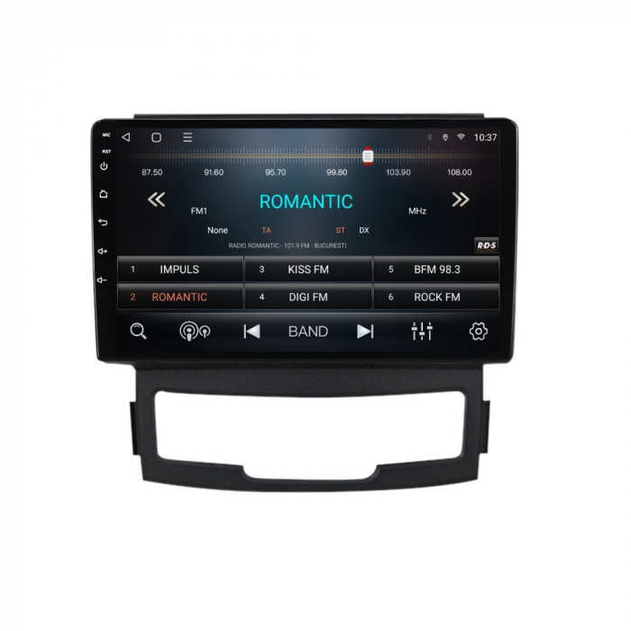 Navigatie Ssangyong Korando 2010-2013 Android 14 , 4GB RAM , Procesor Quad Core , Wireless Carplay si Android auto , Display HD Touchscreen, Wi-Fi , Bluetooth, USB [4]