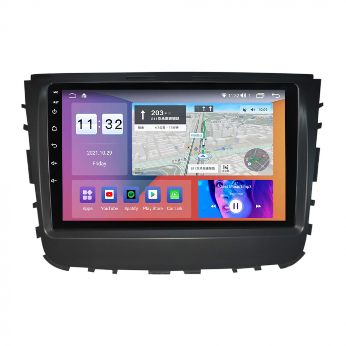 Navigatie Ssangyong Rexton 2019 Android 14 , 2GB RAM QLED Carplay [4]