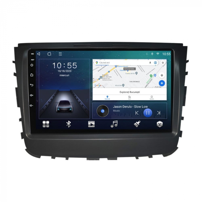 Navigatie Ssangyong Rexton, 2019 Android 14 , 4GB RAM , Procesor Quad Core , Wireless Carplay si Android auto , Display HD Touchscreen, Wi-Fi , Bluetooth, USB [2]