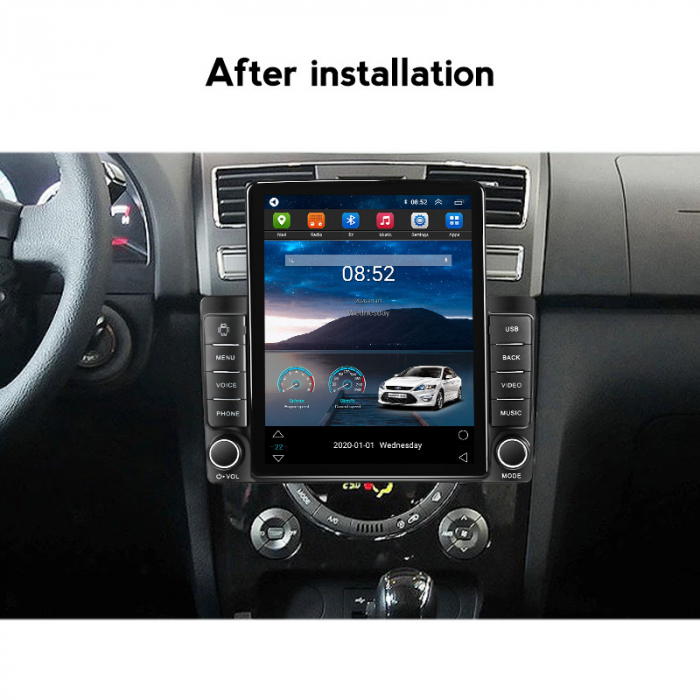 Navigatie Ssangyong Rexton 3 2012-2017 Ecran TESLA 9.7 inch, 8 GB RAM si 128 GB ROM, Android 15, Slot Sim 4G, Procesor Octa Core, Carplay Wireless si Android auto, Procesor Sunet Digital DSP, Aplic [4]