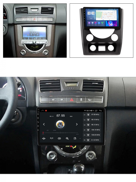 Navigatie Ssangyong Rexton 3 2012-2017 Android 14 , 2GB RAM QLED Carplay [3]