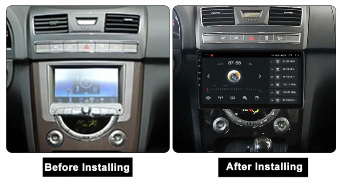 Navigatie Ssangyong Rexton 3 2012-2017 Android 14 , 2GB RAM QLED Carplay [4]