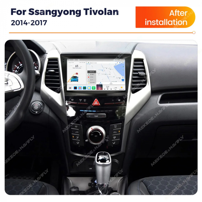 Navigatie Ssangyong Tivolan 2014-2017 Rezolutie 2K , 4GB RAM+64GB ROM QLED [4]