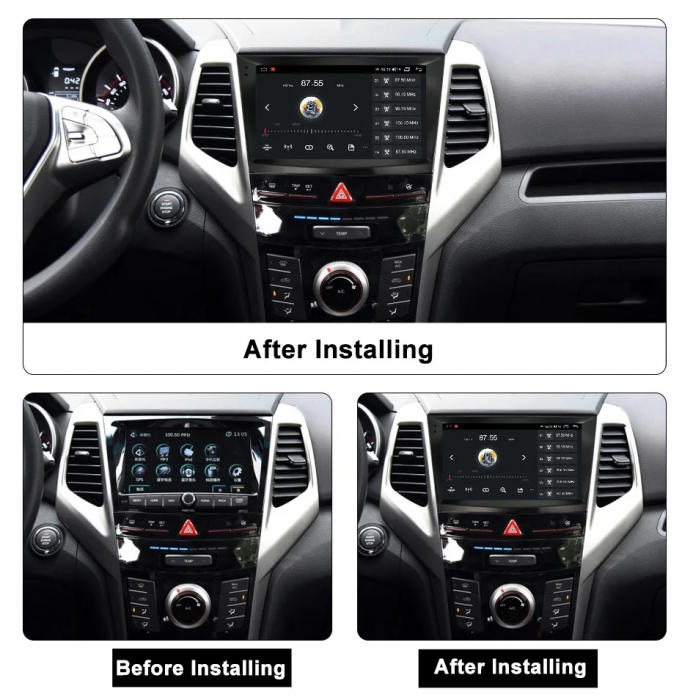 Navigatie Ssangyong Tivolan 2014-2017 Android 14 , 2GB RAM QLED Carplay [3]