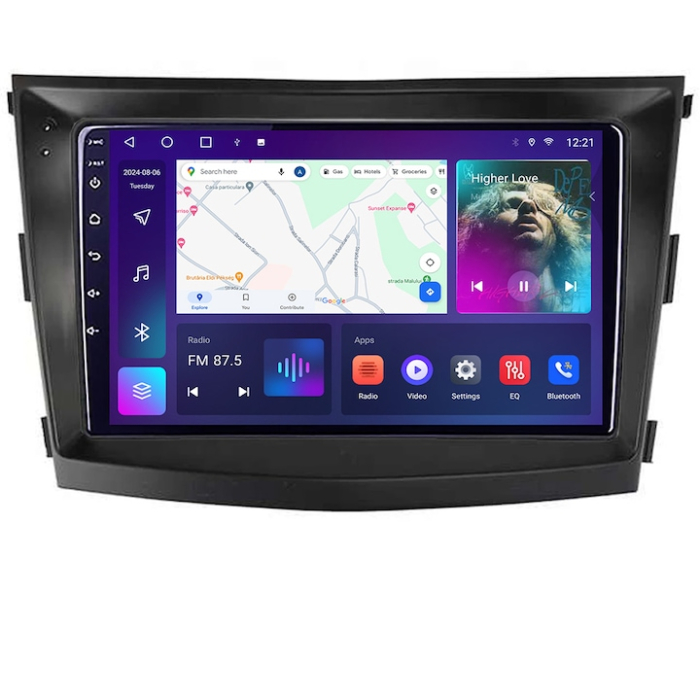 Navigatie Ssangyong Tivolan 2014 - 2017 Android 14 , 4GB RAM , Procesor Quad Core , Wireless Carplay si Android auto , Display HD Touchscreen, Wi-Fi , Bluetooth, USB [7]