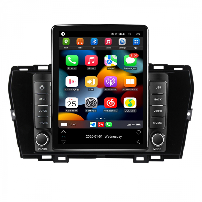 Navigatie Ssangyong Tivoli 2019-2021 Ecran TESLA 9.7 inch, 8 GB RAM si 128 GB ROM, Android 15, Slot Sim 4G, Procesor Octa Core, Carplay Wireless si Android auto, Procesor Sunet Digital DSP [2]