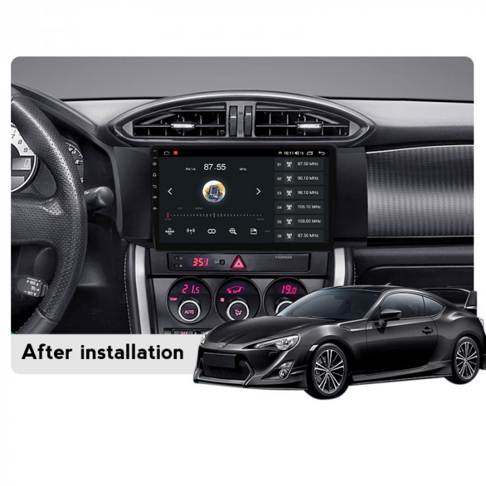 Navigatie Subaru BRZ Toyota GT 86 2012-2016 Android 14 , 8GB RAM+128GB ROM QLED [3]