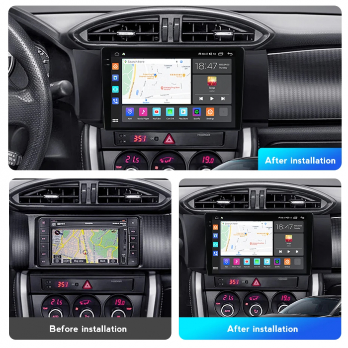 Navigatie Subaru BRZ , Toyota GT 86 2012-2016 Rezolutie 2K , 4GB RAM+64GB ROM QLED [2]