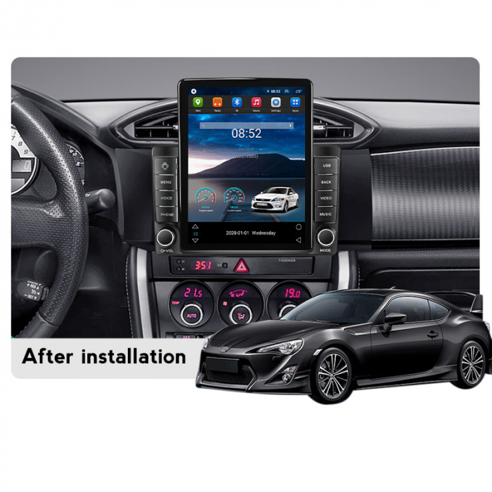 Navigatie Subaru BRZ , Toyota GT 86 2012-2016 Ecran TESLA 9.7 inch, 8 GB RAM si 128 GB ROM, Android 15, Slot Sim 4G, Procesor Octa Core, Carplay Wireless si Android auto, Procesor Sunet Digital DSP, A [3]