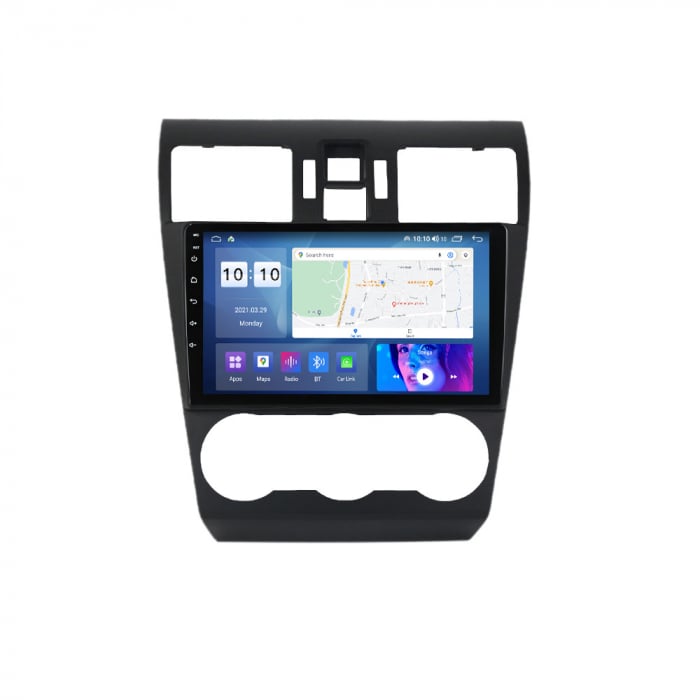 Navigatie Subaru Forester din 2012 - 2019, 8GB RAM si 128GB ROM, Ecran QLED 9 inch, Android 14, Procesor Octacore, Slot sim 4G, Sunet DSP, Wireless Carplay si Android Auto, Camera Marsarier [1]