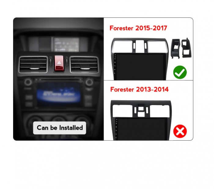 Navigatie Subaru Forester din 2012 - 2019, Ecran TESLA 9.7 inch, 4 GB RAM si 64 GB ROM, Slot Sim 4G, Procesor Octa Core, Carplay integrat, Procesor Sunet Digital DSP, Android, Aplicatii, Usb, Wi Fi, B [3]