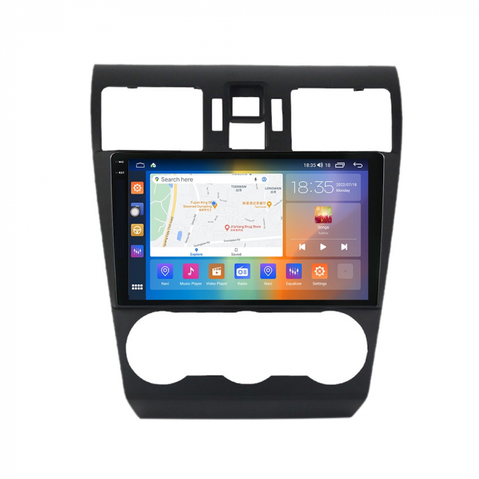 Navigatie Subaru Forester din 2012-2019, Rezolutie 2K, Display QLED 9.5 inch, 4GB RAM si 64GB ROM, Android, Procesor Octacore, Slot sim 4G, Sunet DSP, Wireless Carplay si Android Auto, Camera Marsarie [2]