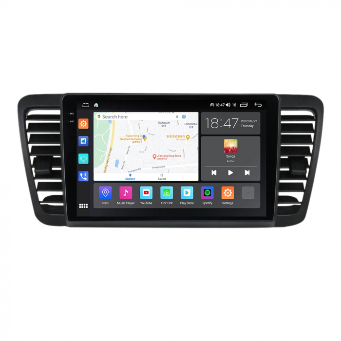 Navigatie Subaru Legacy Outback 2003-2009 Rezolutie 2K , 4GB RAM+64GB ROM QLED [4]