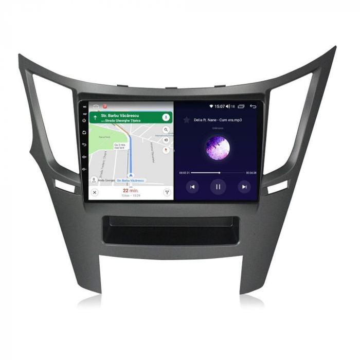 Navigatie Subaru Legacy Outback 2009 - 2014 Android 14 , 4GB RAM , Procesor Quad Core , Wireless Carplay si Android auto , Display HD Touchscreen, Wi-Fi , Bluetooth, USB [4]
