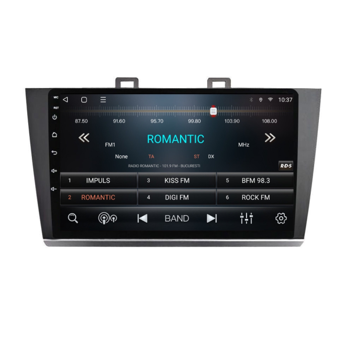 Navigatie Subaru Outback din 2014-2020, Rezolutie 2K, Display QLED 9.5 inch, 4GB RAM si 64GB ROM, Android, Procesor Octacore, Slot sim 4G, Sunet DSP, Wireless Carplay si Android Auto, Camera Marsarier [3]