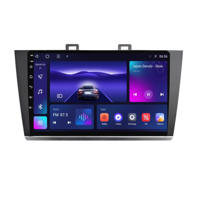 Navigatie Subaru Outback din 2014-2020, Rezolutie 2K, Display QLED 9.5 inch, 4GB RAM si 64GB ROM, Android, Procesor Octacore, Slot sim 4G, Sunet DSP, Wireless Carplay si Android Auto, Camera Marsarier [2]