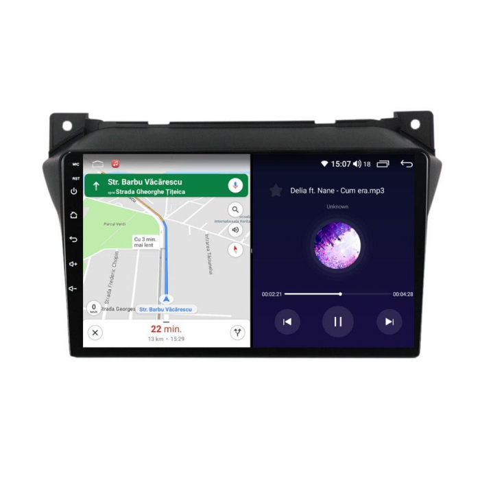 Navigatie Suzuki Alto din 2009-2016 Android 14 , 4GB RAM , Procesor Quad Core , Wireless Carplay si Android auto , Display HD Touchscreen, Wi-Fi , Bluetooth, USB [4]
