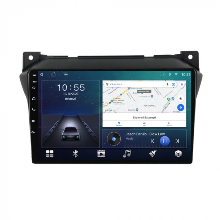 Navigatie Suzuki Alto din 2009-2016 Android 14 , 4GB RAM , Procesor Quad Core , Wireless Carplay si Android auto , Display HD Touchscreen, Wi-Fi , Bluetooth, USB [2]