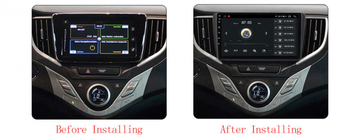 Navigatie Suzuki Baleno din 2015 - 2022, Android 14, 2GB RAM si 32GB ROM, Display IPS 9 inch, Camera Marsarier, Internet, Aplicatii, Wi Fi, Usb, Bluetooth [3]
