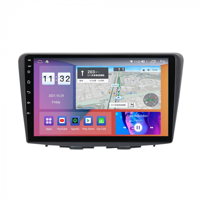 Navigatie Suzuki Baleno din 2015 - 2022, 4GB RAM si 64GB ROM, Ecran QLED 9 inch, Android 14, Procesor Octacore, Slot sim 4G, Sunet DSP, Wireless Carplay si Android Auto, Camera Marsarier [3]