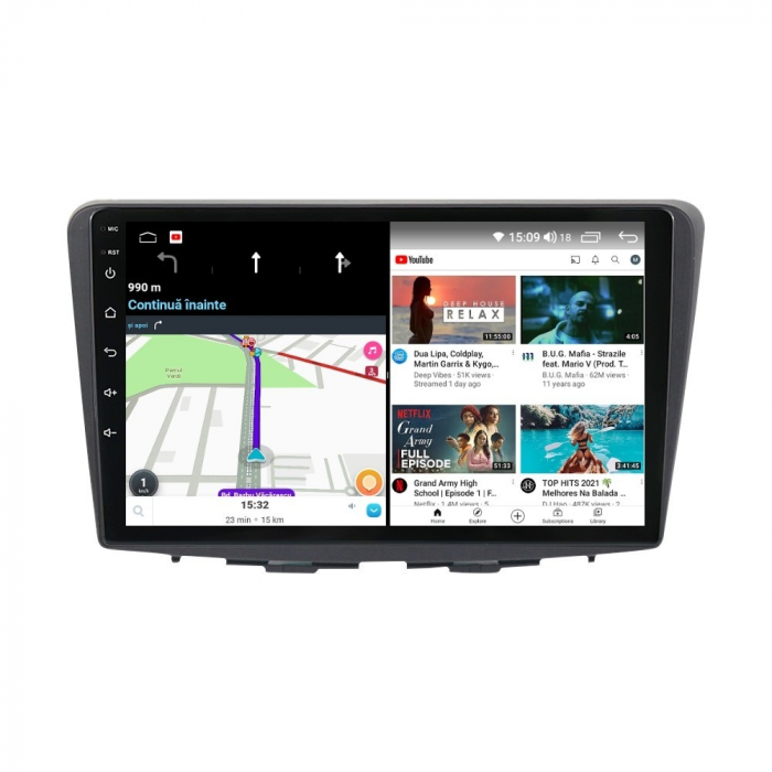 Navigatie Suzuki Baleno din 2015-2022 Android 14 , 4GB RAM , Procesor Quad Core , Wireless Carplay si Android auto , Display HD Touchscreen, Wi-Fi , Bluetooth, USB [4]