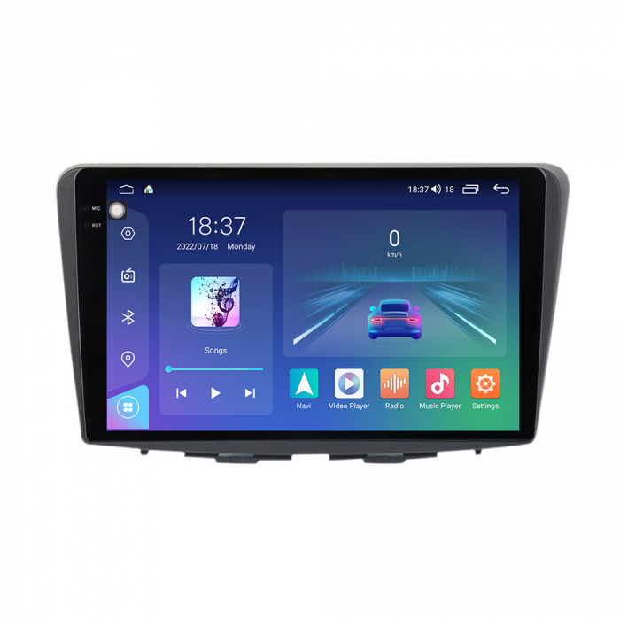 Navigatie Suzuki Baleno din 2015-2022, Rezolutie 2K, Display QLED 9.5 inch, 4GB RAM si 64GB ROM, Android, Procesor Octacore, Slot sim 4G, Sunet DSP, Wireless Carplay si Android Auto, Camera Marsarier, [1]