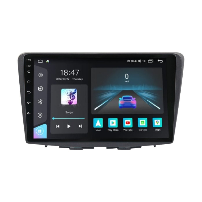 Navigatie Suzuki Baleno din 2015-2022, Rezolutie 2K, Display QLED 9.5 inch, 4GB RAM si 64GB ROM, Android, Procesor Octacore, Slot sim 4G, Sunet DSP, Wireless Carplay si Android Auto, Camera Marsarier, [1]
