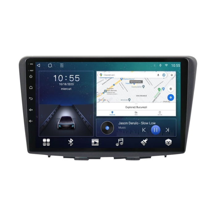 Navigatie Suzuki Baleno din 2015-2022, Rezolutie 2K, Ecran QLED 9.5 inch, 8GB RAM si 128GB ROM, Android, Procesor Octacore, Slot sim 4G, Sunet DSP, Wireless Carplay [3]