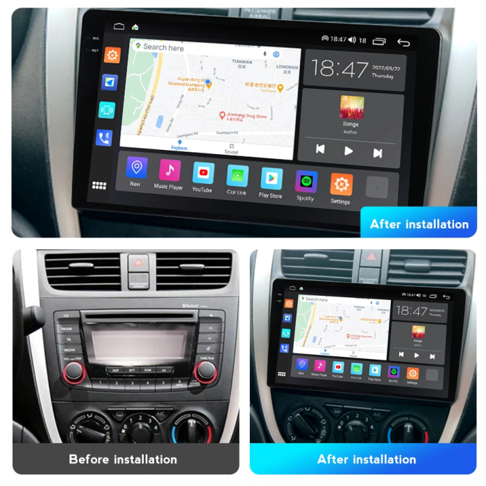 Navigatie Suzuki Celerio 2015-2018 Rezolutie 2K , 8GB RAM+128GB ROM QLED [4]