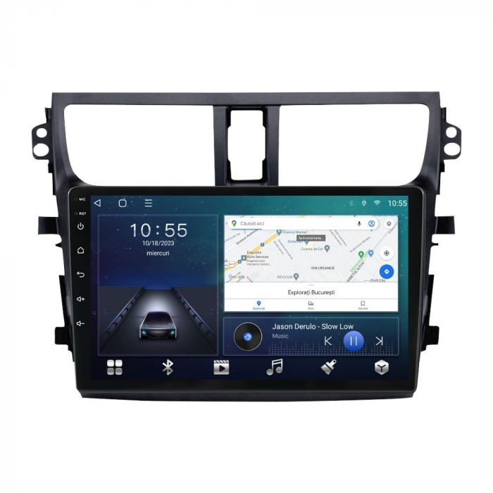 Navigatie Suzuki Celerio 2015 - 2018 Android 14 , 4GB RAM , Procesor Quad Core , Wireless Carplay si Android auto , Display HD Touchscreen, Wi-Fi , Bluetooth, USB [2]