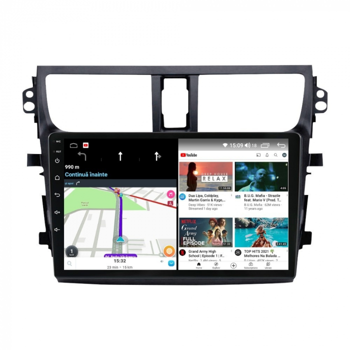 Navigatie Suzuki Celerio 2015 - 2018 Android 14 , 4GB RAM , Procesor Quad Core , Wireless Carplay si Android auto , Display HD Touchscreen, Wi-Fi , Bluetooth, USB [4]