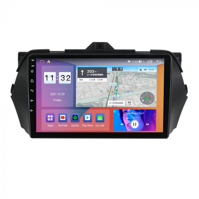 Navigatie Suzuki Ciaz din 2014 - 2018, Android 14, 2GB RAM si 32GB ROM, Display IPS 9 inch, Camera Marsarier, Internet, Aplicatii, Wi Fi, Usb, Bluetooth [2]
