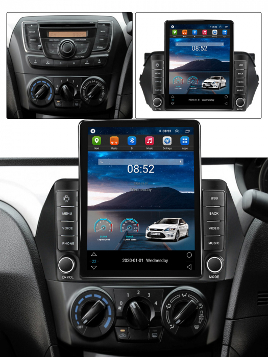 Navigatie Suzuki Ciaz din 2014-2019, Display TESLA 9.5 inch, 2GB RAM si 32GB ROM, Wireless Carplay si Android Auto, Procesor Octacore, Slot sim 4G, Sunet DSP, Camera Marsarier, Bluetooth, USB, Wi Fi, [3]