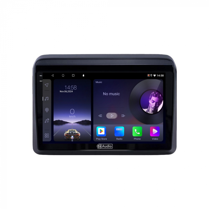 Navigatie Suzuki Ertiga 2018 - 2020 Android 14 , 4GB RAM , Procesor Quad Core , Wireless Carplay si Android auto , Display HD Touchscreen, Wi-Fi , Bluetooth, USB [1]