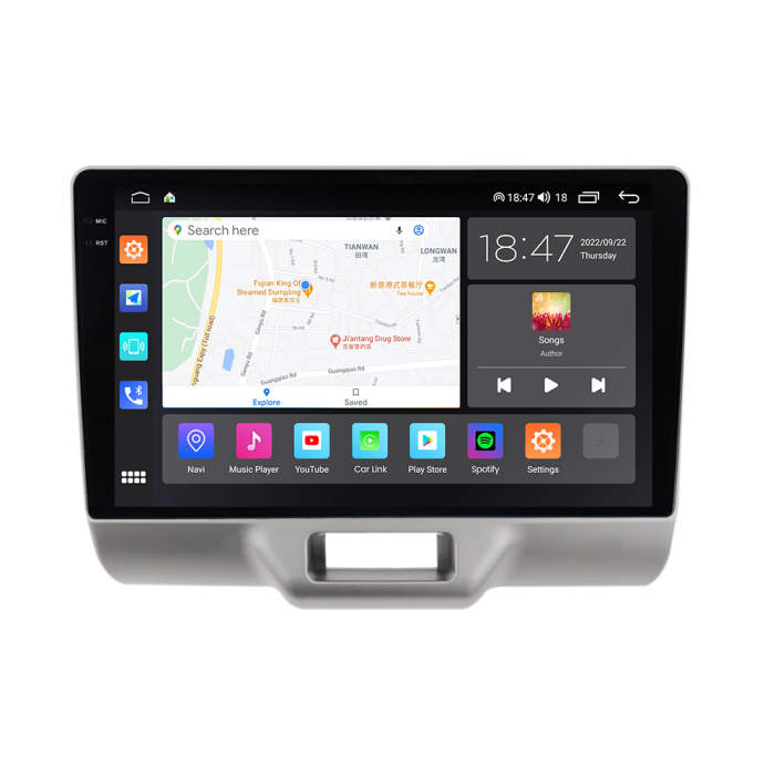 Navigatie Suzuki Every Wagon din 2016 - 2022, Rezolutie 2K, Display QLED 9.5 inch, 4GB RAM si 64GB ROM, Android, Procesor Octacore, Slot sim 4G, Sunet DSP, Wireless Carplay si Android Auto, Camera Mar [4]