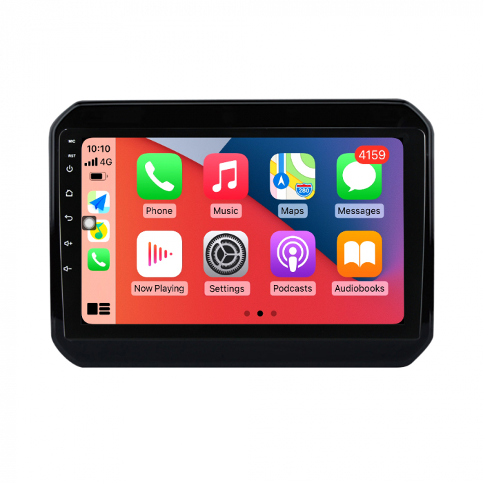Navigatie Suzuki Ignis ( 2016 - 2020 ) Android 14 , 4GB RAM , Procesor Quad Core , Wireless Carplay si Android auto , Display HD Touchscreen, Wi-Fi , Bluetooth, USB [5]