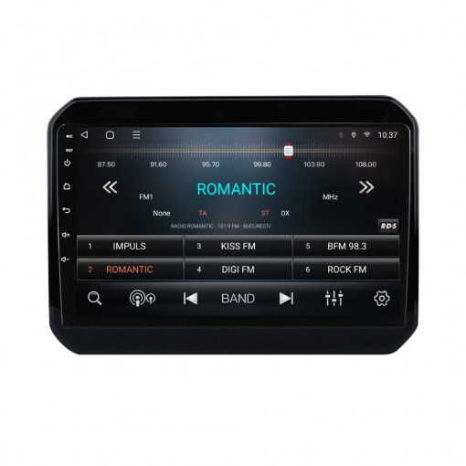 Navigatie Suzuki Ignis din 2016-2020, Rezolutie 2K, Display QLED 9.5 inch, 4GB RAM si 64GB ROM, Android, Procesor Octacore, Slot sim 4G, Sunet DSP, Wireless Carplay si Android Auto, Camera Marsarier, [3]