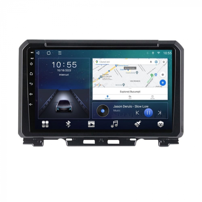 Navigatie Suzuki Jimny din 2018 - 2022 Android 14 , 4GB RAM , Procesor Quad Core , Wireless Carplay si Android auto , Display HD Touchscreen, Wi-Fi , Bluetooth, USB [2]