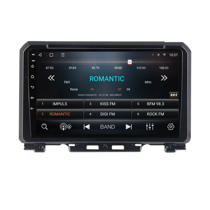 Navigatie Suzuki Jimny din 2018-2022, Rezolutie 2K, Display QLED 9.5 inch, 4GB RAM si 64GB ROM, Android, Procesor Octacore, Slot sim 4G, Sunet DSP, Wireless Carplay si Android Auto, Camera Marsarier, [3]