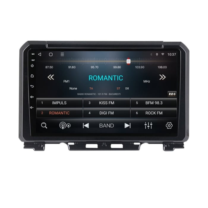 Navigatie Suzuki Jimny din 2018-2022, Rezolutie 2K, Ecran QLED 9.5 inch, 8GB RAM si 128GB ROM, Android, Procesor Octacore, Slot sim 4G, Sunet DSP, Wireless Carplay [3]