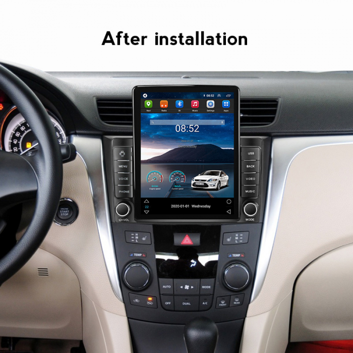 Navigatie Suzuki Kizashi 2009-2015 Ecran TESLA 9.7 inch, 8 GB RAM si 128 GB ROM, Android 15, Slot Sim 4G, Procesor Octa Core, Carplay Wireless si Android auto, Procesor Sunet Digital DSP, Aplic [4]