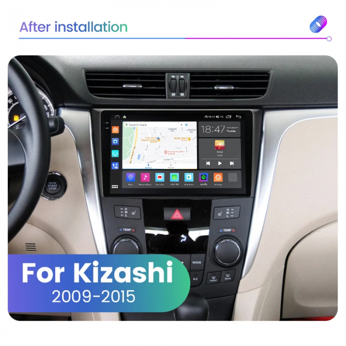 Navigatie Suzuki Kizashi 2009-2015 Rezolutie 2K , 8GB RAM+128GB ROM QLED [2]