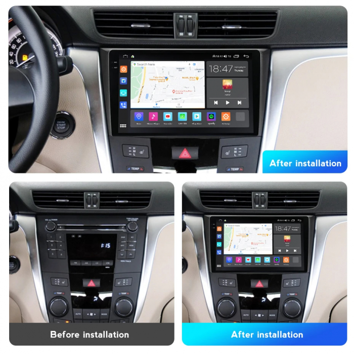 Navigatie Suzuki Kizashi 2009-2015 Rezolutie 2K , 8GB RAM+128GB ROM QLED [4]