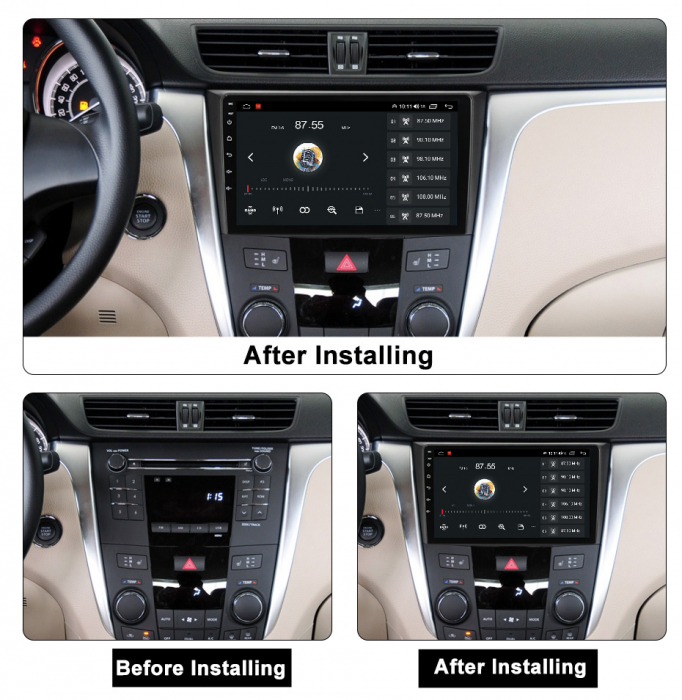 Navigatie Suzuki Kizashi 2009-2015 Android 14 , 4GB RAM+32GB ROM QLED [3]